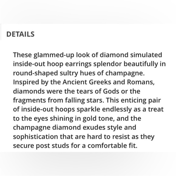 AAA Simulated Purple Diamond Inside Out Earrings in Silvertone. NIB - Picture 6 of 11